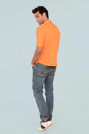 Orange Regular Fit Shirtee